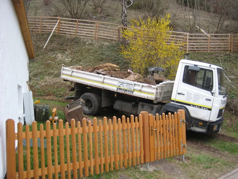 Abtransport per Kipper-LKW